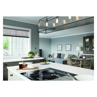 Open-Plan Kitchen-Diner and Lounge Area. - Contemporary - Kitchen ...