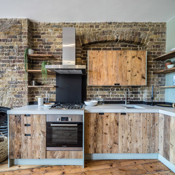 Open Plan Kitchen in Warehouse Conversion