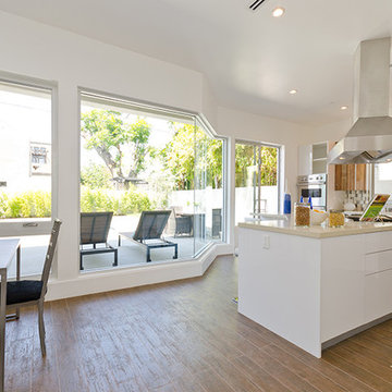 Open Space Kitchen  with Outdoor View