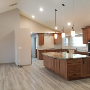 Open view of kitchen
