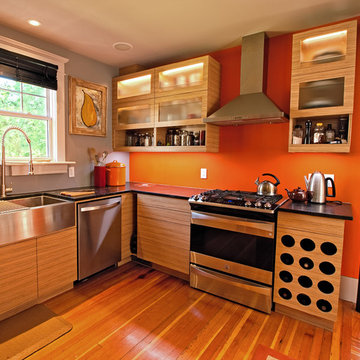 Orange Kitchen