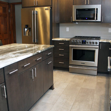 Orchard Park - Contemporary Cherry Kitchen