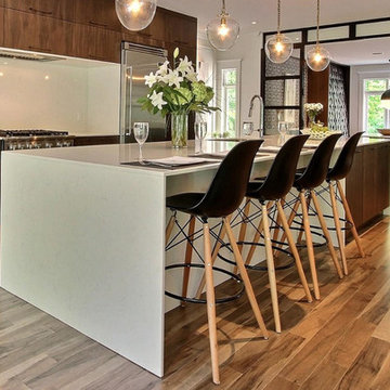 Organik Charm Hardwood Flooring - Kitchen