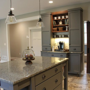 Ornamental Granite kitchen by Down East Fabrication