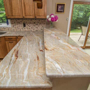 Our Slabs Installed in Kitchens