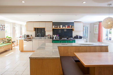 Example of an arts and crafts kitchen design in Essex