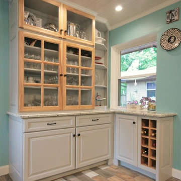 Paint and Natural Mix Kitchen