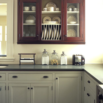 Painted and Wood Kitchen