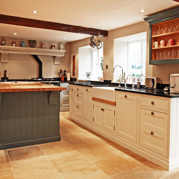 Painted Country English Kitchen
