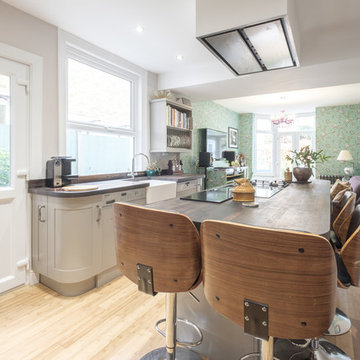 Painted Hickory Shaker Kitchen