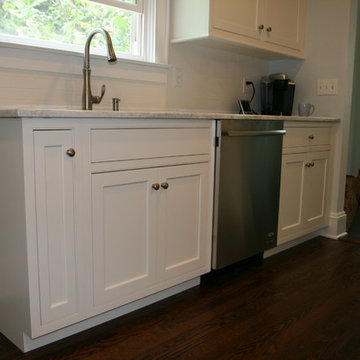 Painted Inset Stock Kitchen cabinets and renovation