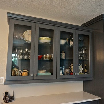 Painted Kitchen-Blue Gray