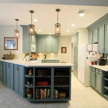 Painted Kitchen Cabinets Remodel