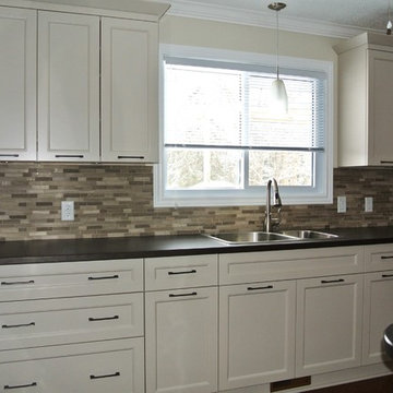 Painted Kitchen: Light Taupe