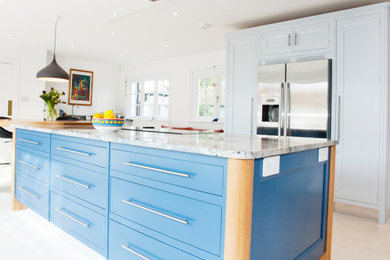 Design ideas for a contemporary kitchen in Kent.