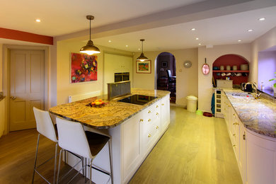Inspiration for a large classic kitchen in Surrey.