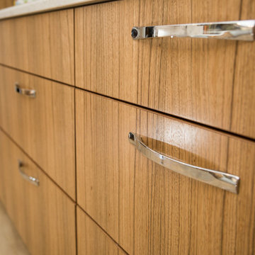 Paldao Flat Panel Modern Kitchen Cabinets