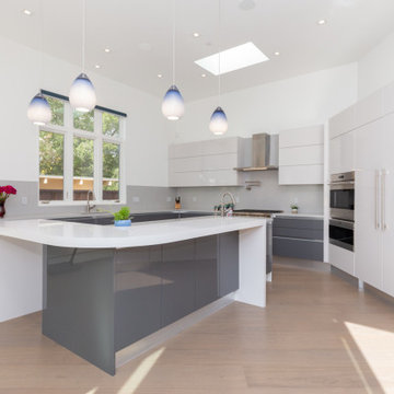 Palo Alto Grey & White Kitchen