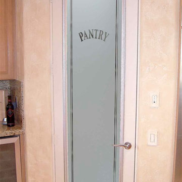 Pantry Doors - Sans Soucie Classic Arched - Glass Pantry Door