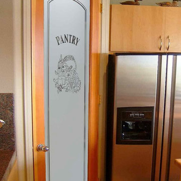 Pantry Doors - Sans Soucie Vino Glass Pantry Door