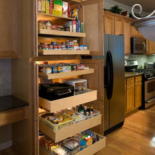 kitchen glide out pantry