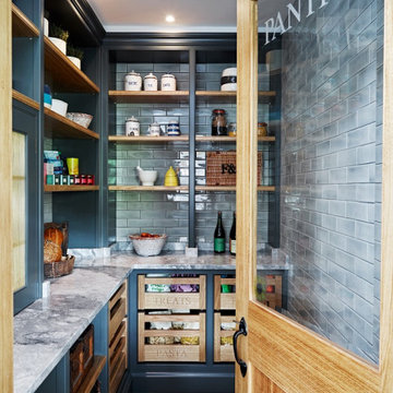 Pantry with Cold Shelving and Apple Crates