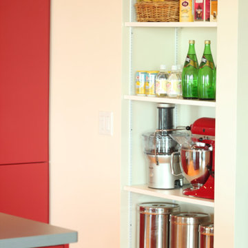 Pantry with Open Shelving
