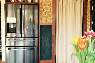 Pantry with Wine Cork Board & Chalkboard