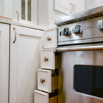 Park Ave- Kitchen Remodel- Narrow Storage By Stove
