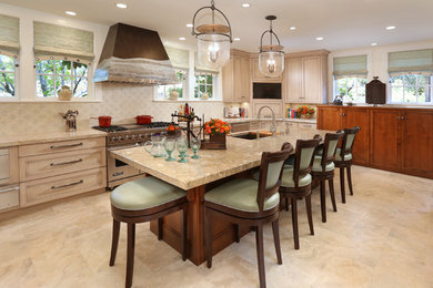 Inspiration for a transitional kitchen remodel in San Diego