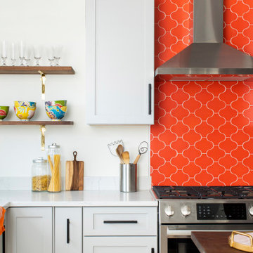 Patterned Kitchen Tiles that Pop