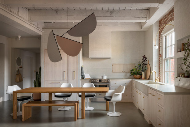 Industrial Kitchen by Jessica Helgerson Interior Design