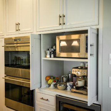 Pelavin Gray Rustic Kitchen Remodel - Crystal Cabinetry