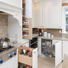 Kitchen cabinet features