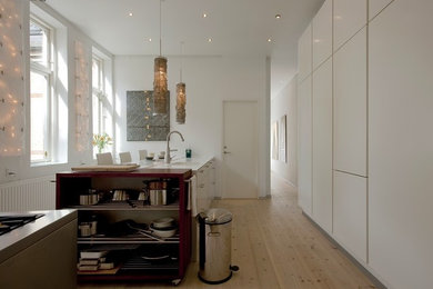 Photo of a modern kitchen in Aarhus.