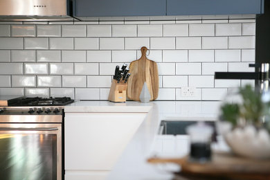 This is an example of a contemporary kitchen in Sydney.