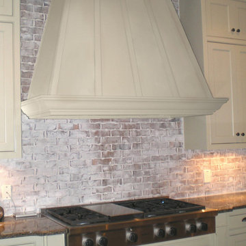 Pennies from Heaven . . . a faux copper vent hood.