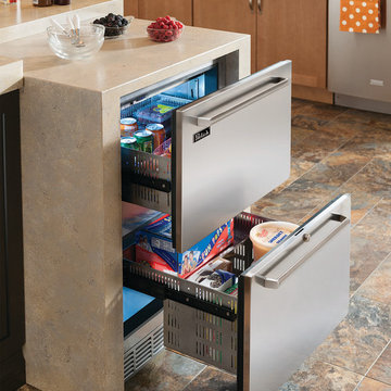 Perlick 24" Signature Series Dual-Zone Freezer/Refrigerator Drawers