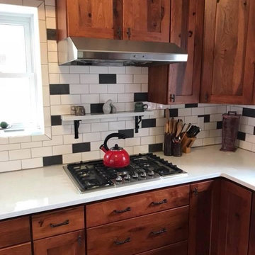 Perry Rustic Red Homesteader Kitchen