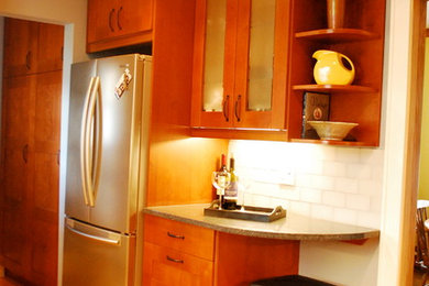 ミネアポリスにあるトラディショナルスタイルのおしゃれなキッチンの写真
