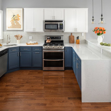 Philadelphia Blue & White Kitchen