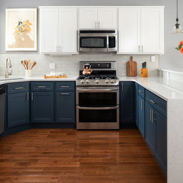 Philadelphia Blue & White Kitchen
