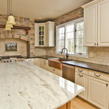 Photography for Granite Grannies--Leathered Antique Brown & River Valley Granite
