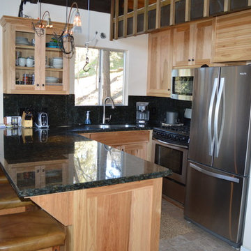 Pine Mountain Lake hickory kitchen