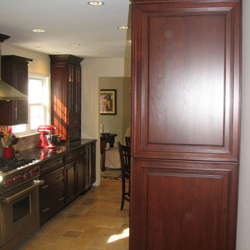Plainview Burgundy Kitchen