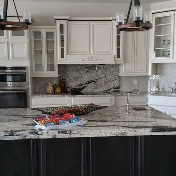 Platinum White Granite Kitchen