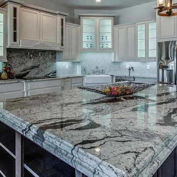 Platinum White Granite Kitchen