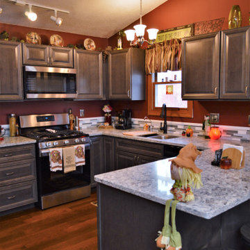Plymouth, IN. BaileyTown USA Select. Grey, Traditional Styled Kitchen