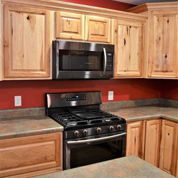 Plymouth, Indiana, Haas Rustic Hickory Kitchen