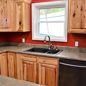 Plymouth, Indiana, Haas Rustic Hickory Kitchen